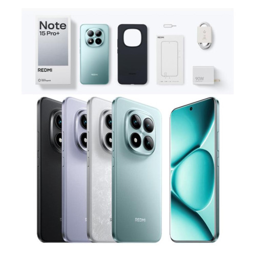 Xiaomi Redmi Note 15 Pro+ 5G, 16 Go + 512 Go, 6,83 pouces, Xiaomi HyperOS 2, Snapdragon 7s Gen 4 Octa Core, Réseau : 5G, NFC (Violet) SX469P1457-024